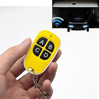 Remote Key Duplicator,433 MHz Remote Duplicator Key Duplicator - Wireless Key Duplicator, 4 Keys Gate Remote Control for Electric Door, Fans Myjio
