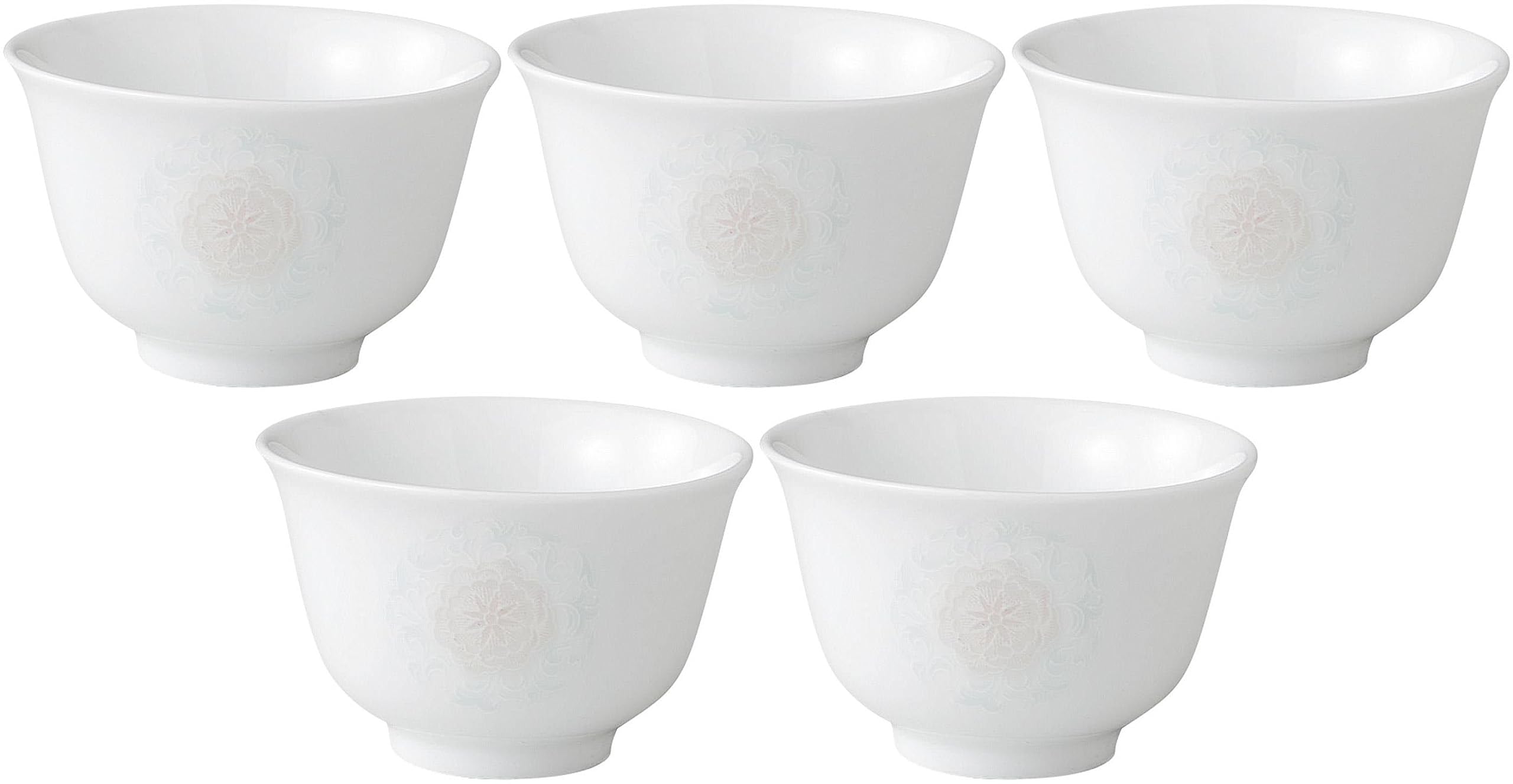 Amazon.com: セトモノホンポ(Setomonohonpo) Set of 5, Blue Arabesque