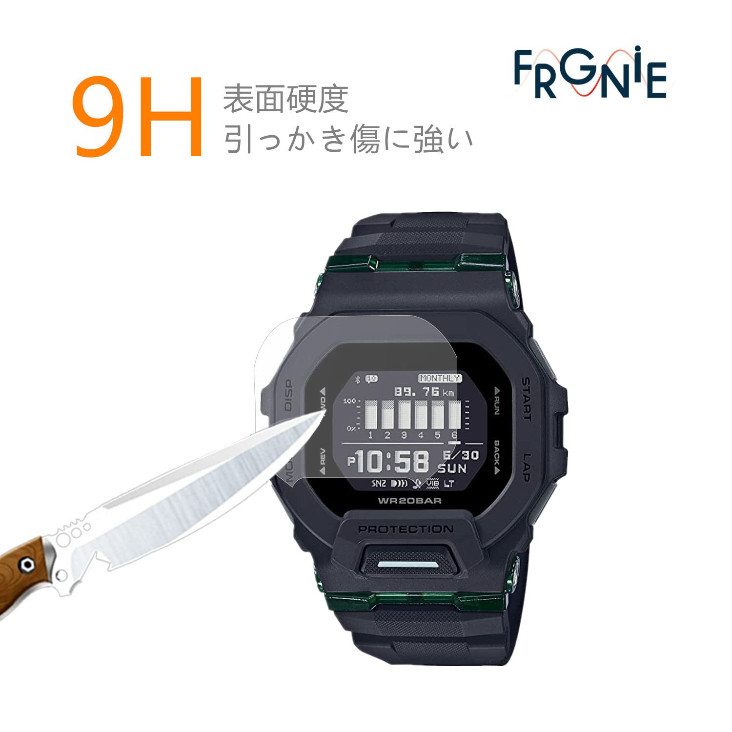 ３枚入り　保護フィルム Amazon.co.jp: (3枚入り) Frgnie Compatible with Casio GBD-200