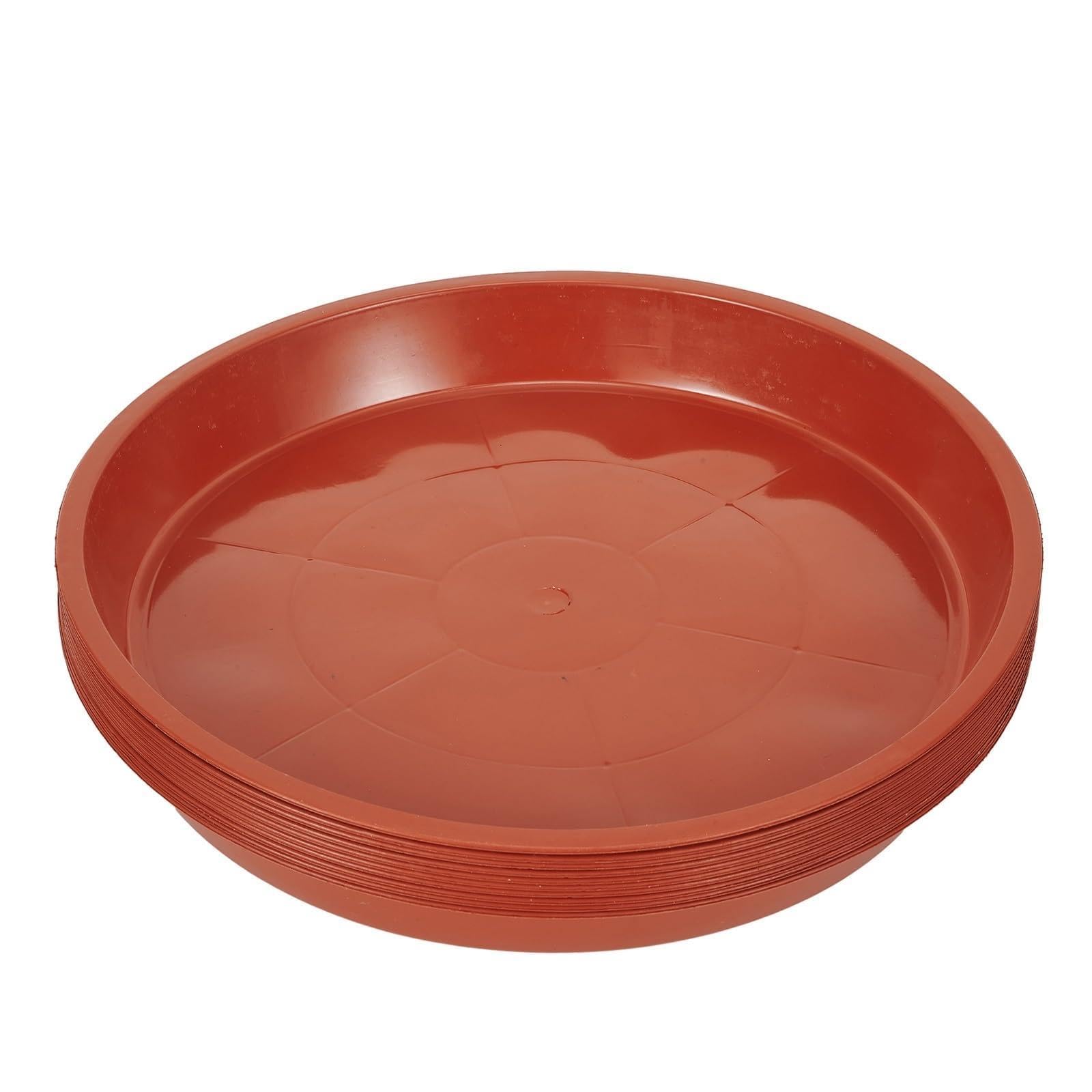 DSFIHJO Plant Tray 10pc Water Tray Base Round Plastic Saucer Planters Plant Pot Garden Balcony Pots Flowerpot Drip