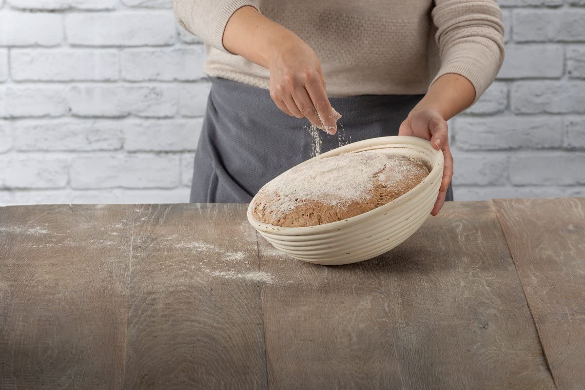 Zenker Cestino Di Lievitazione Rotondo In Rattan 27 Cm: Per Pane Fatto In Casa Morbido E Aerato - 3