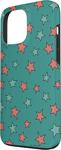 Vista 2 de Funda con patrón de estrellas de varios colores para iPhone 13 Pro Max Heartstopper