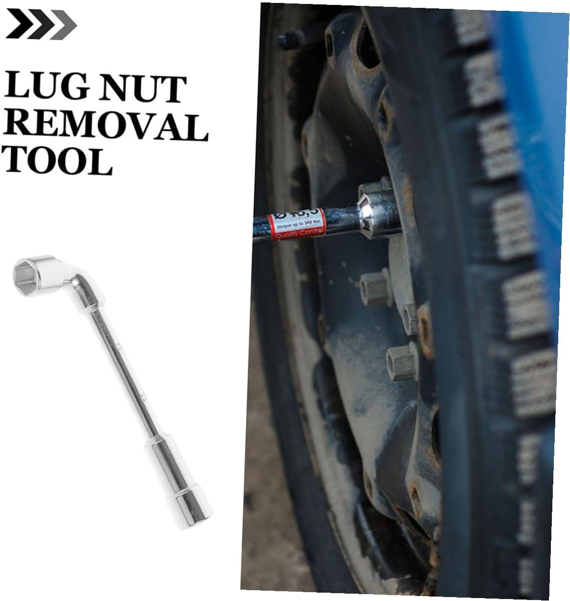 L-shaped 21mm Socket Wrench Tire Valve Tool Angled Socket Spanner Car and Motorcycle Repair Tire Changing Lug Wrench