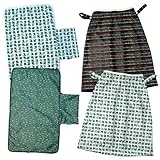 Mama Koala 2 Pack Reusable Pail Liners, with 2 Pack Changing Pad Liners