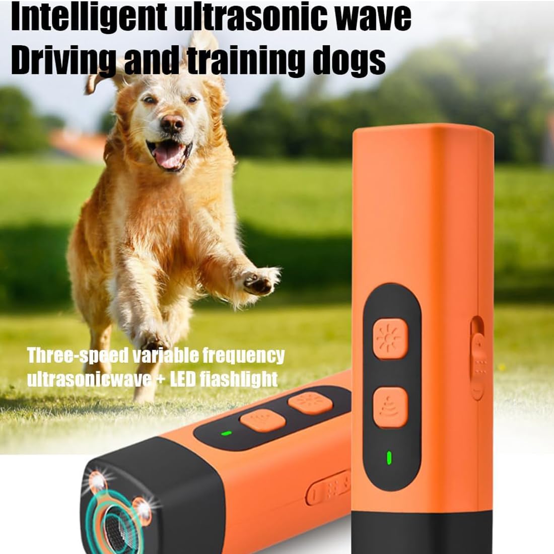 RuheMeister Pro – Schonendes Ultraschall-Training für Ruhiges Zuhause, Schonendes Ultrasonic Anti Bell Device Dog, Erziehungshilfen FüR Hunde - Developed by Dog Trainers for Small, Medium, Large Dogs