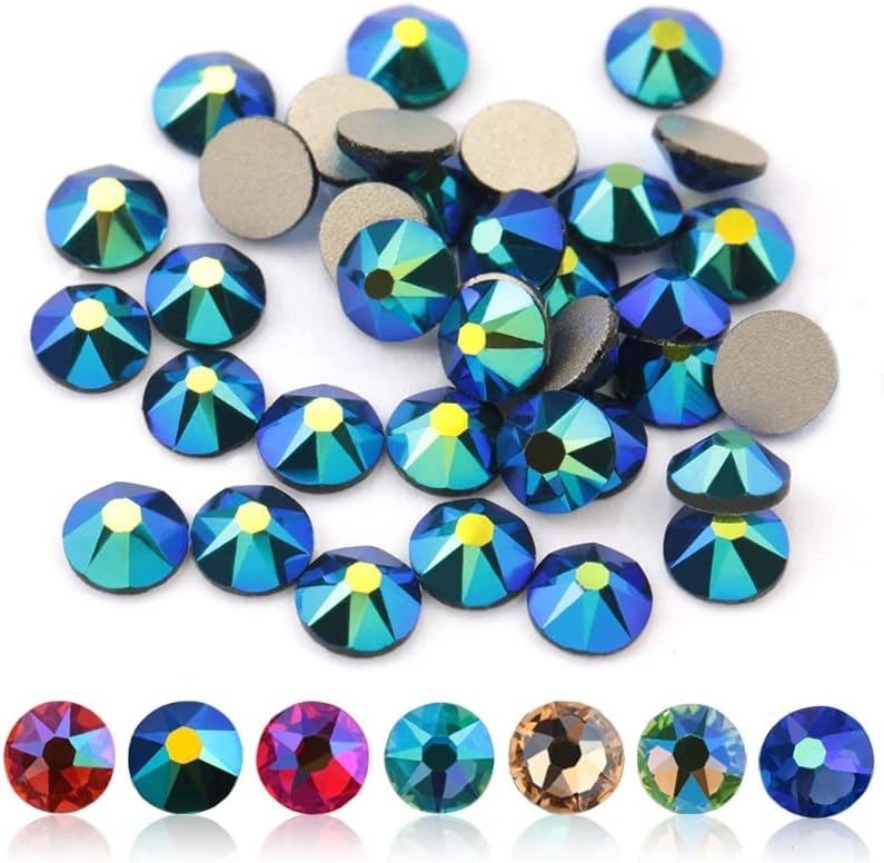 2088 Cut Ss16 Many Colors Flat Back Nail Art Deco Non Hotfix Rhinestones for Rhinestone Decoration Glue On Stone