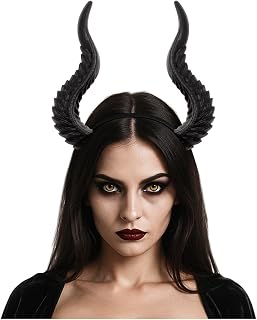 Demon Horns Headband DIY Assembly Can Change Shapes Halloween Cosplay Costume Accessory for Party