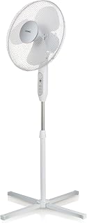 DOMO DO8141 Standventilator mit Timer - Ø 40 cm - in der Höhe verstellbar - weiß