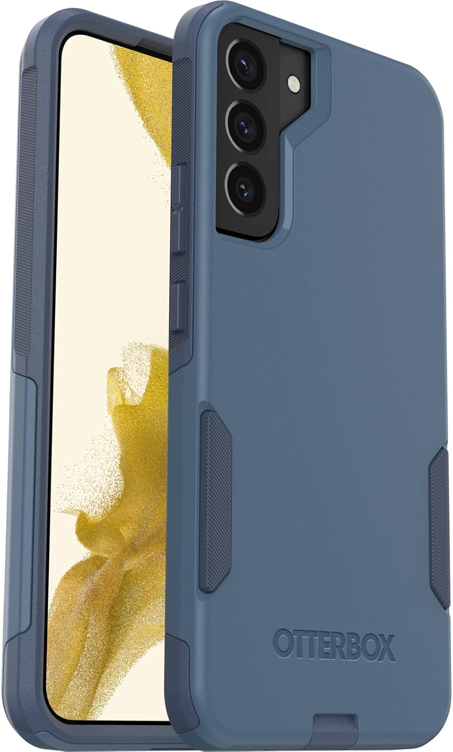 OtterBox Galaxy S22+ Commuter Series Case - BLACK, slim & tough, pocket-friendly, with port protection