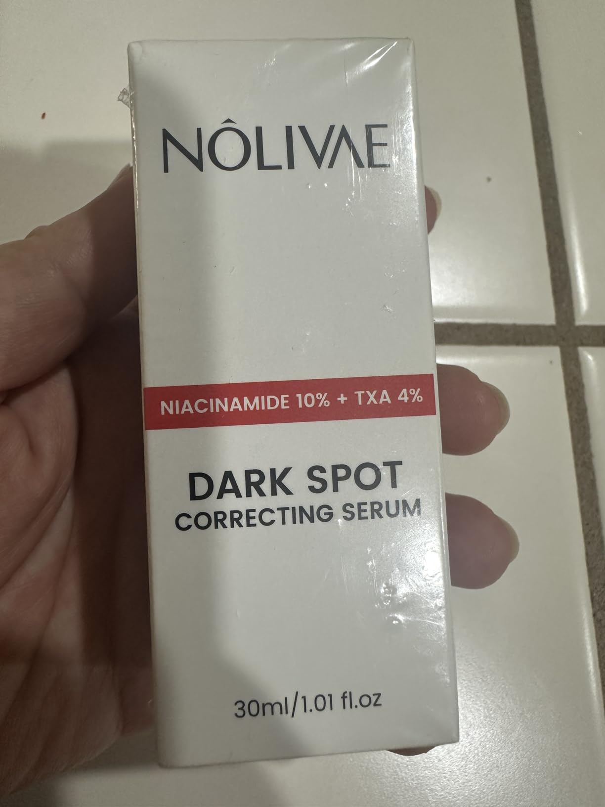 NOLIVAE Dark Spot Care Serum, Niacinamide 10% + TXA 4% + Alpha Arbutin 2%, Lightweight Hydrating Daily Face Serum for Uneven Skin Tone, Glass Skin Glow, 1 fl oz