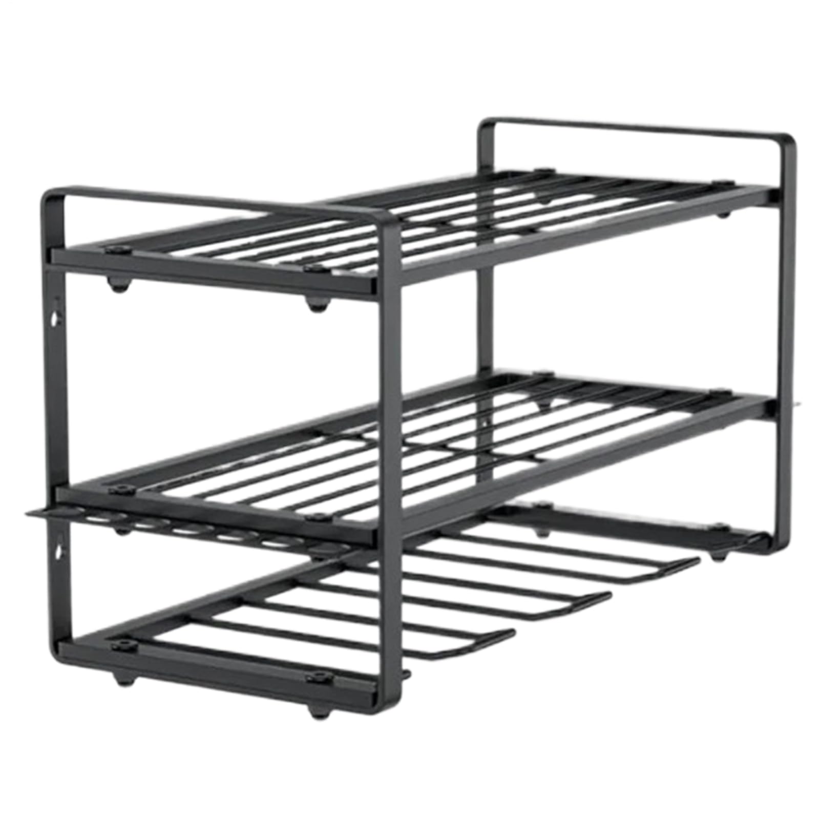 Organizer Elettroutensili Supporto Da Parete Robusto Modulare A 3 Ripiani | Portattrezzi elettrici Per Organizzare Garage, Capanno, Officina E Seminterrato - Elettroutensili E Tr