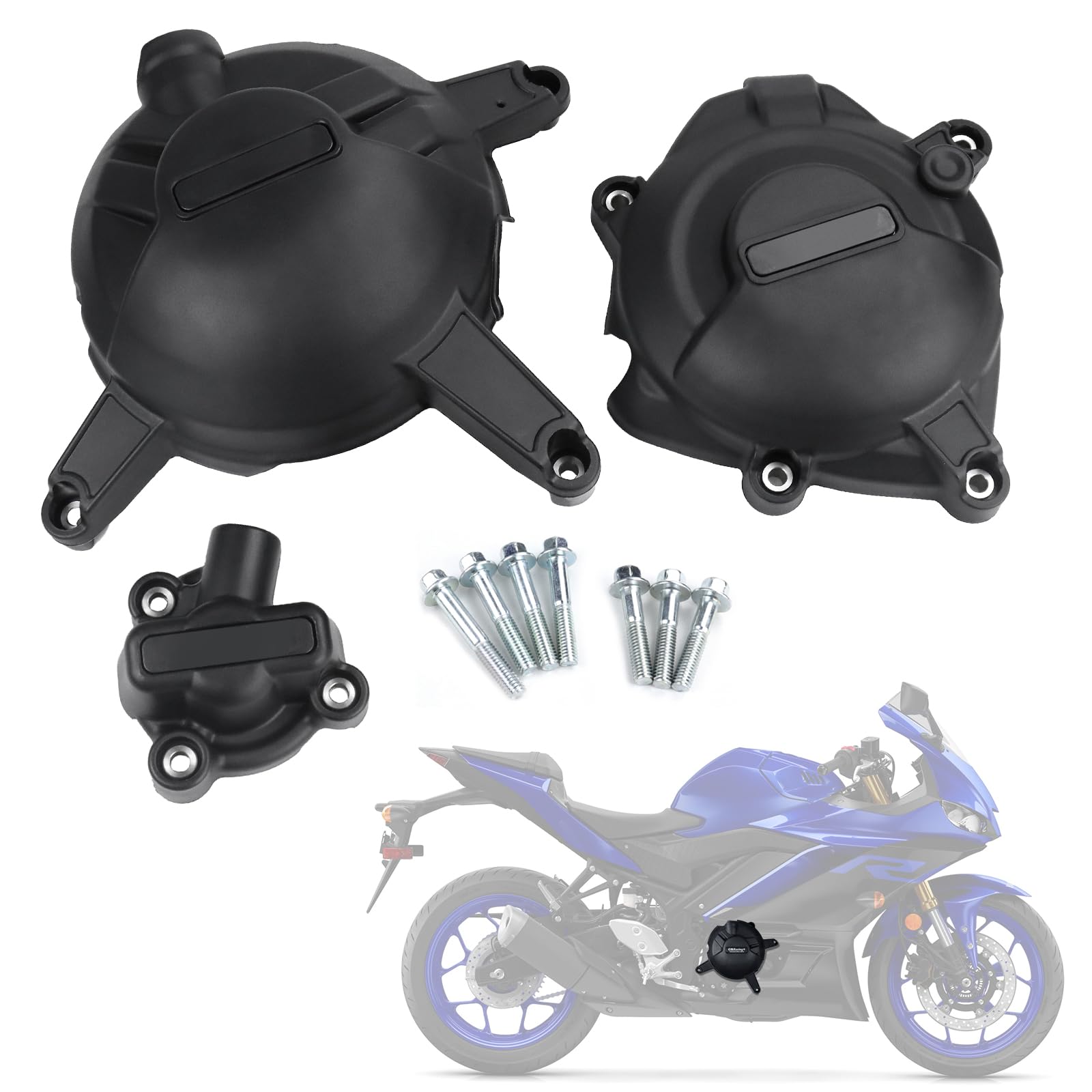 Amazon | バイク用 ヤマハ専用 エンジンカバーセット エンジンケース 