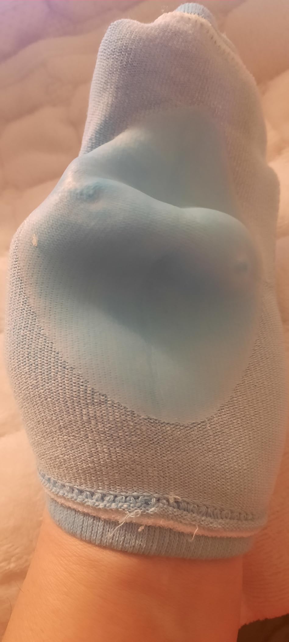 Originbuty 4 Socks Moisturizing Socks for Women, Silicone Socks & Gel Socks, Heel Socks for Dry Cracked Feet, Heel Protectors for Cracked Heel Treatment, Foot Care Socks, Toeless Socks for Women and Men, Gray
