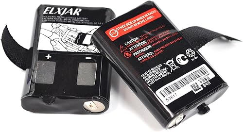 Miniatura 6 de elxjar Paquete de 5 baterías recargables AAA Ni-MH de 3.6 V 700 mAh para radios Motorola GMRS/FRS 53617 KEBT-086-A KEBT-086-B KEBT-086-D