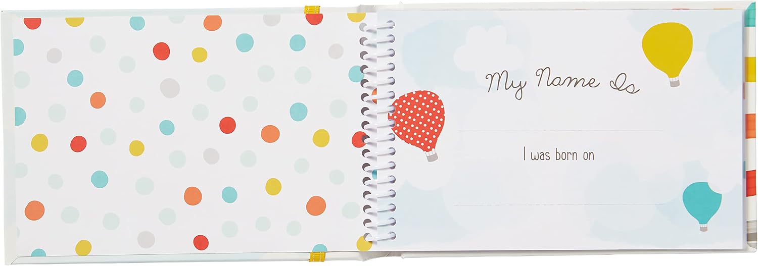 C.R. Gibson BP73-24545 You are My Sunshine Small Gender Neutral Baby Brag Book Photo Album, 7.25" W x 4.5" L with 10 Pages, Multicolor