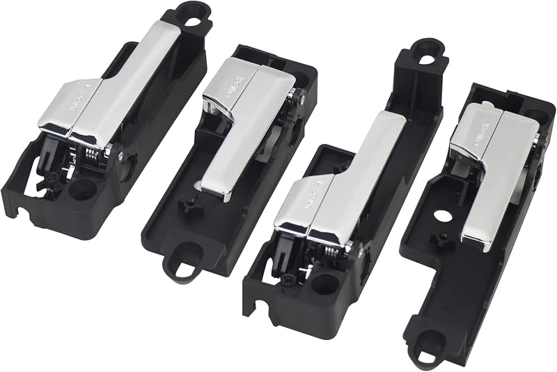 Maçaneta interna de porta TQPONLY dianteira e traseira para Ford Fusion, Lincoin MKZ, Lincoin Zephyr e Mercury Milan – Kit com 4 unidades