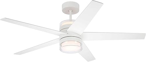 Miniatura 2 de Luminance Kathy Ireland Home Lucere - Ventilador de techo (52 pulgadas), color blanco satinado