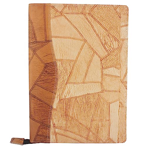 Image of Professional PU Leather Multipurpose B4 Size Document Holder 20 Leafs Zipper File Folder Organizer for Certificates, Marksheets, Degrees, Interview Portfolio, Important Documents (Beige-Brown)
