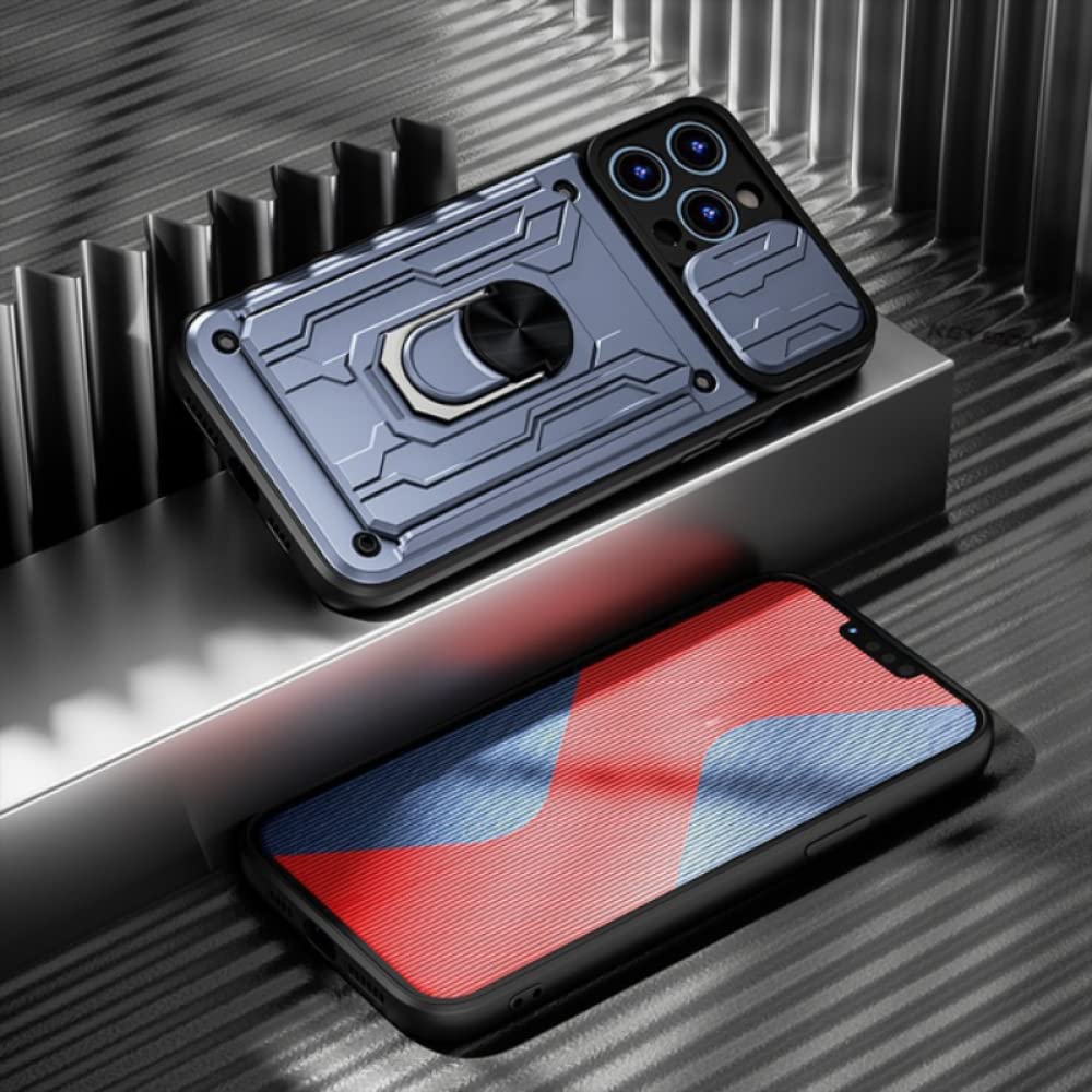 Custodia Per Telefono Con Supporto Ad Anello In Pelle Per IPhone - Foto 10