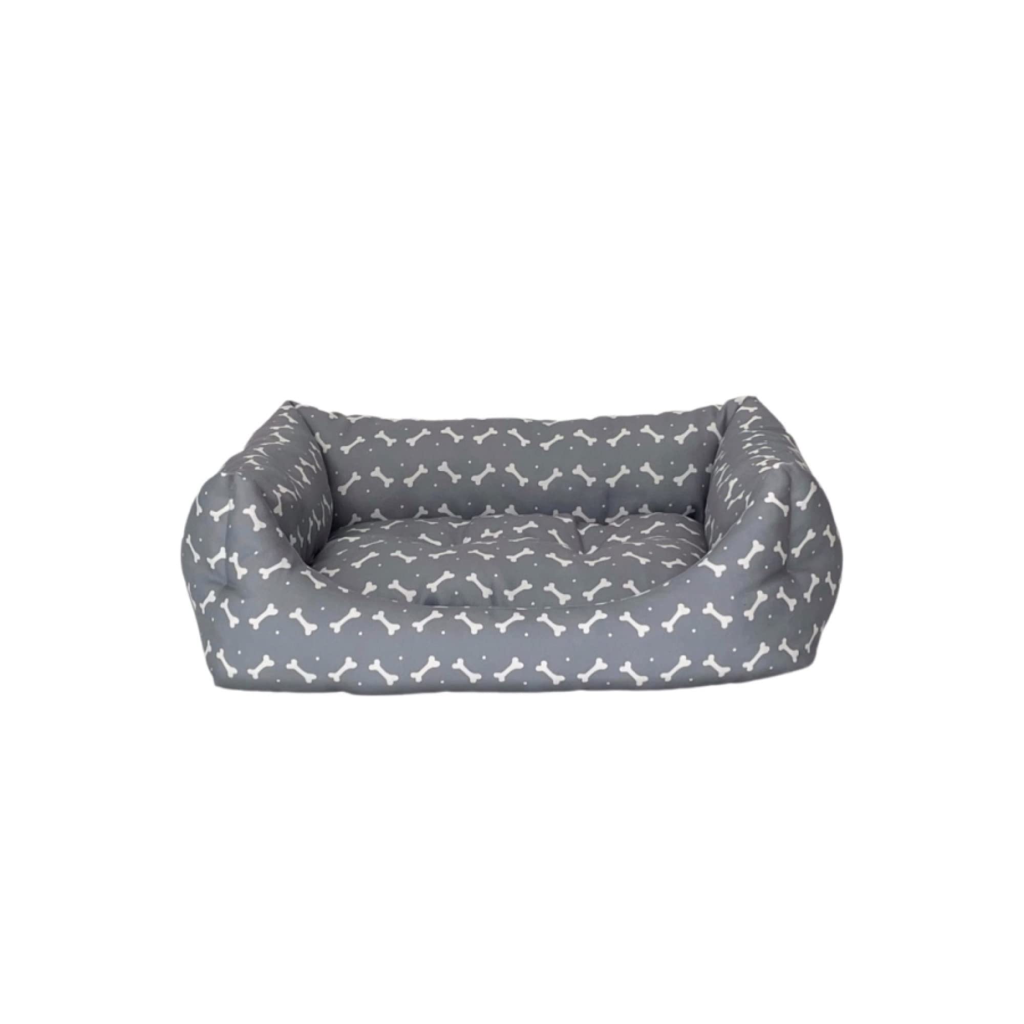 Pet Comfort Uniform Bone Gri-Beyaz Kedi ve Köpek Yatağı S 50x60cm