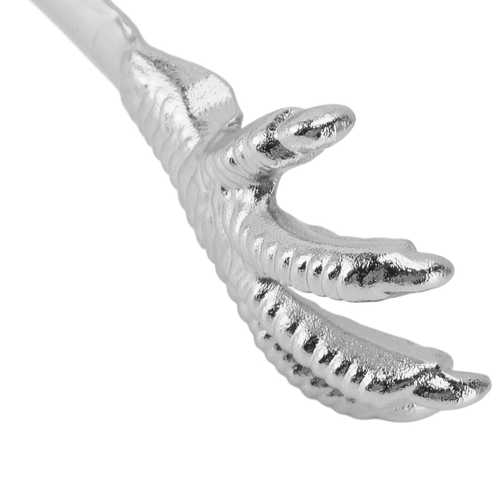 Cocoarm Pinze per Ghiaccio Stile Artiglio, Pinze per Ghiaccio a Barra a Forma di Artiglio d'aquila in Acciaio Inossidabile, Strumento da 7,9 Pollici Lucidato a Mano per Cubetti di Cubetti di (#1)