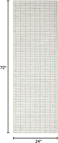 Miniatura 2 de GAOMON Alfombra moderna de 2 x 6 pies, lavable, de lana sintética, suave, para entrada, moderna, antideslizante, larga, para interiores, pasillo,