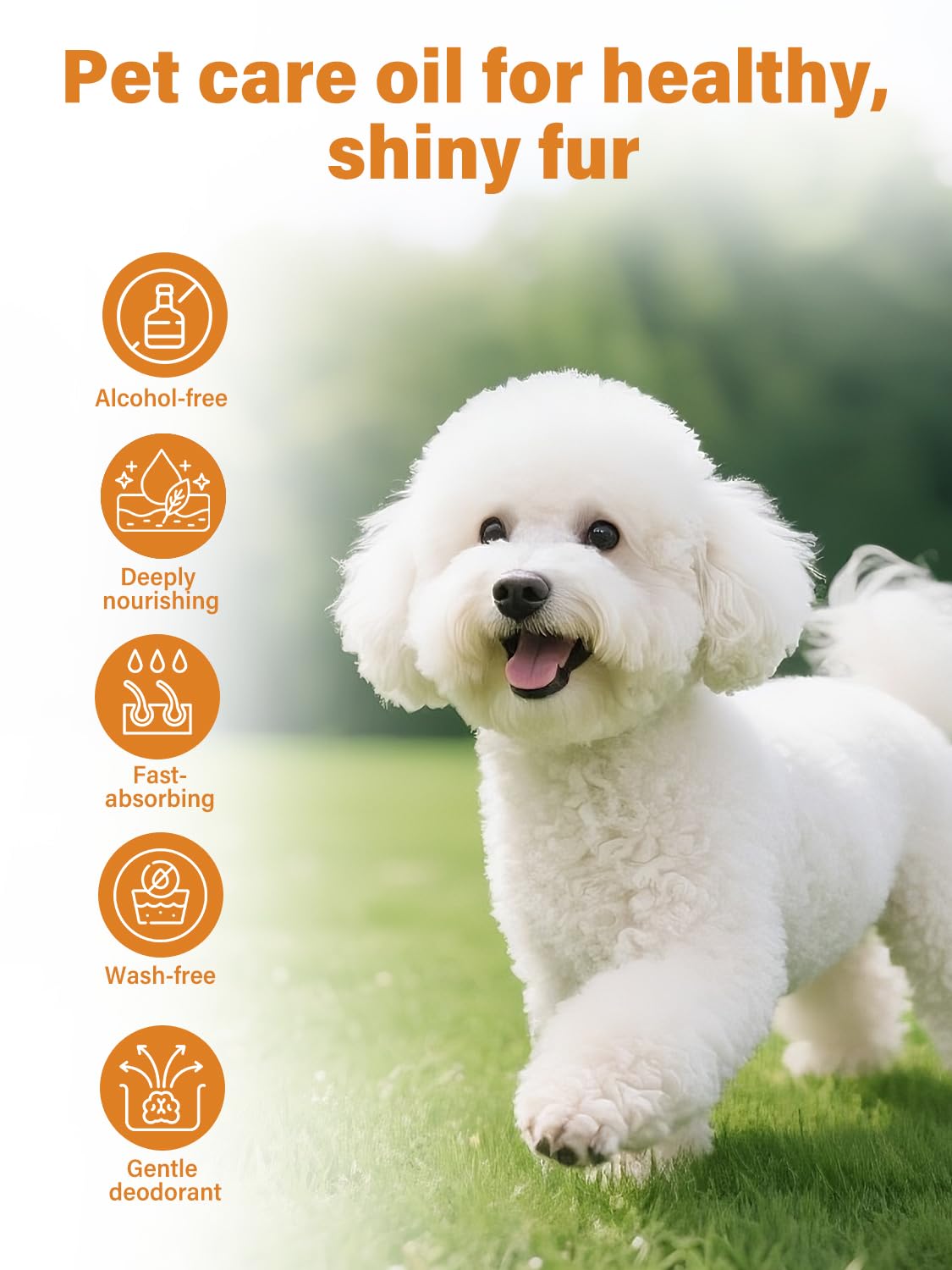 UNEK Pet Leave-In Conditioner Oil for Small Dogs & Cats, Fruity Scent, 30ml, Natural Plant Oils, Detangles Fur - Image 2
