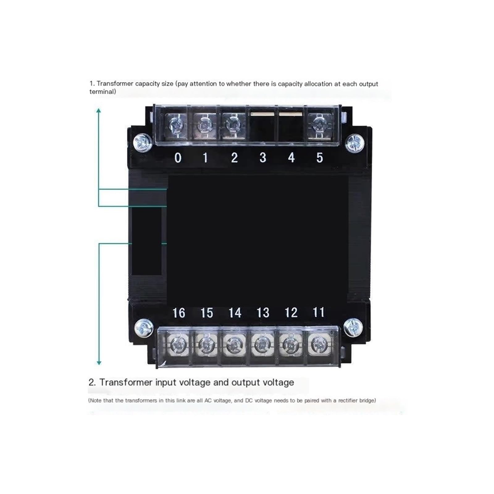 Transformador de control de aislamiento monofásico for máquinas herramienta BK-100VA, CA 380 V/220 V(380 220 output 1103624126)