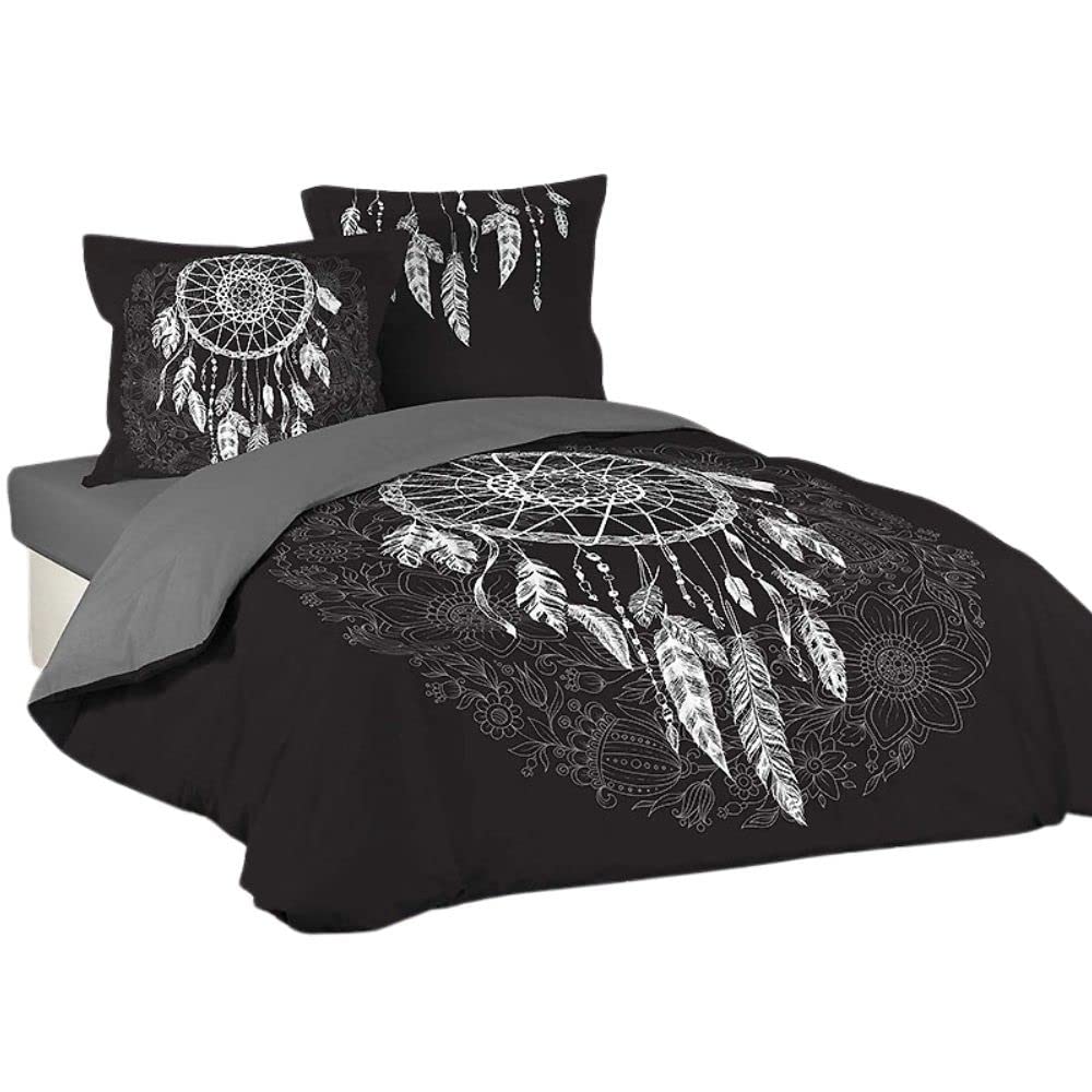 DOUCEUR D'INTERIEUR 3-delige beddengoedset, 240 x 220 cm, bedrukt, 42