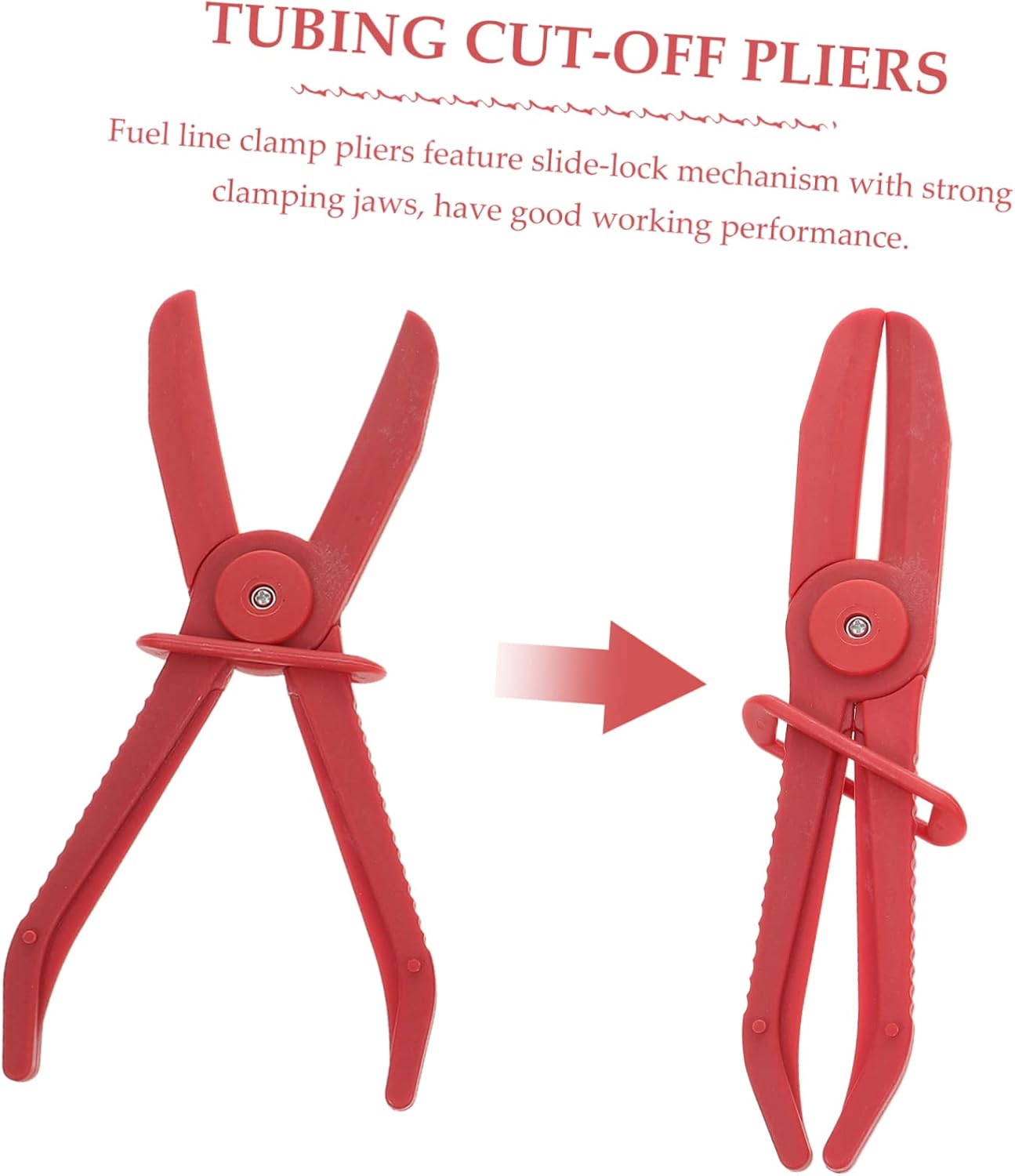 GLEAVI 6pcs Hose Remover Pliers for Automotive Fuel Hose Clamp Pliers Car Tubing Cut-off Tools Kit
