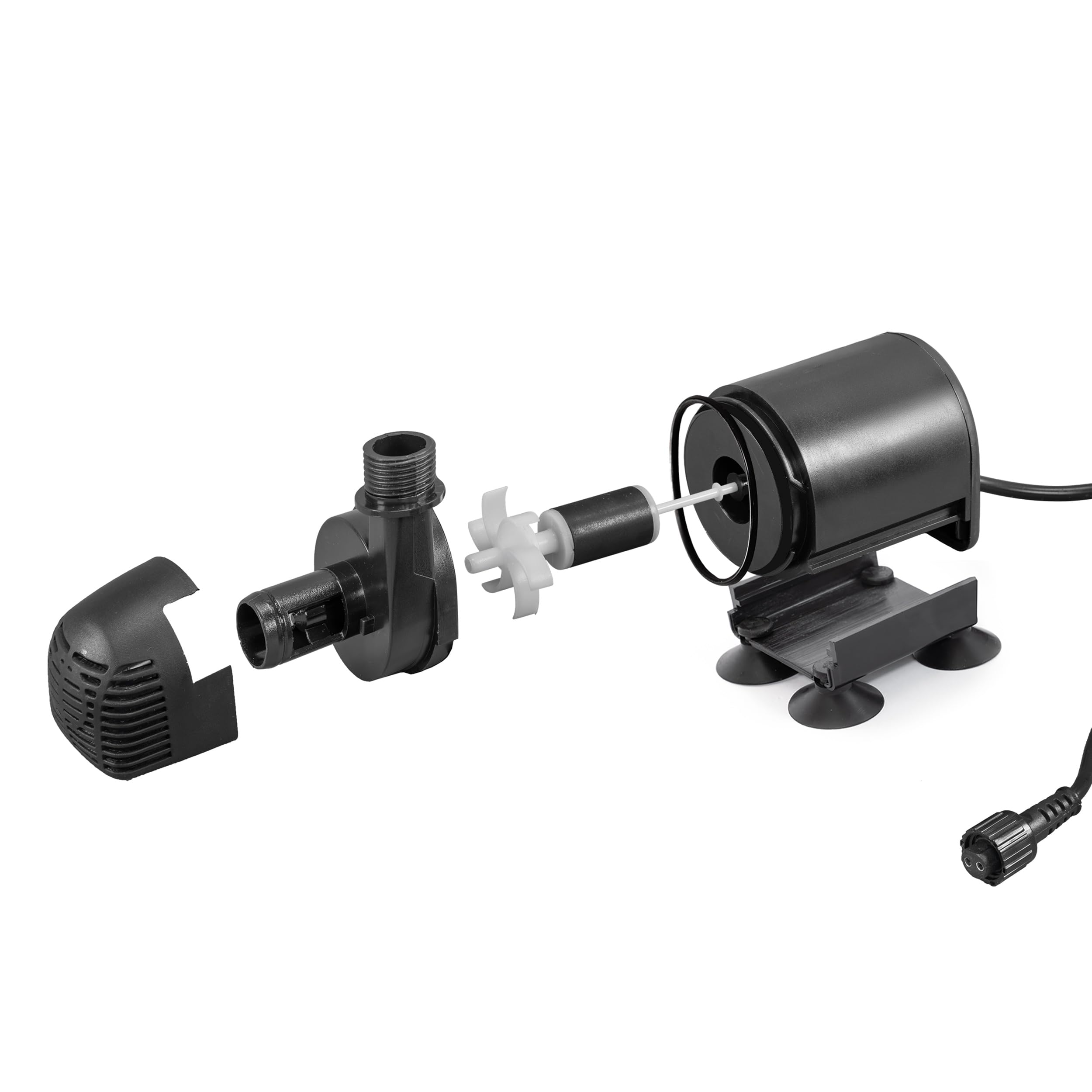 Pompa solare per laghetto da 20 Watt, modulo solare 1350 l/h, portata 1,9 m, set completo per laghetto da giardino