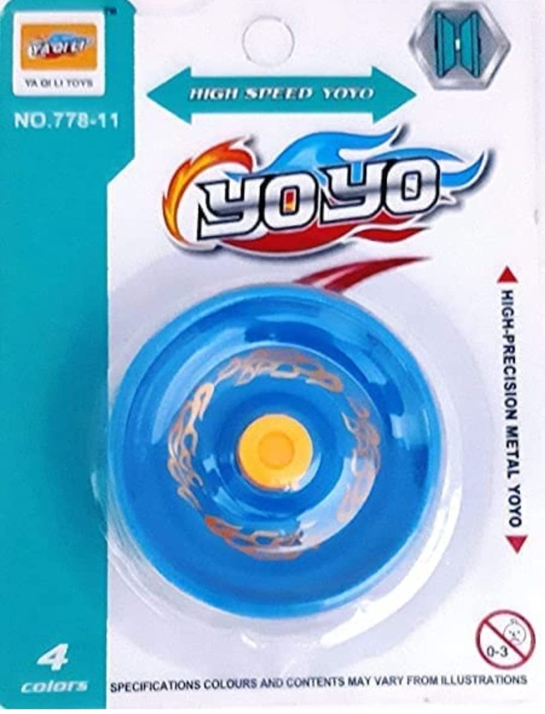 Rs Store Fine Quality high Speed yo yo Kids Toy (Color May Vary) (Plastic) (Pack of 1)