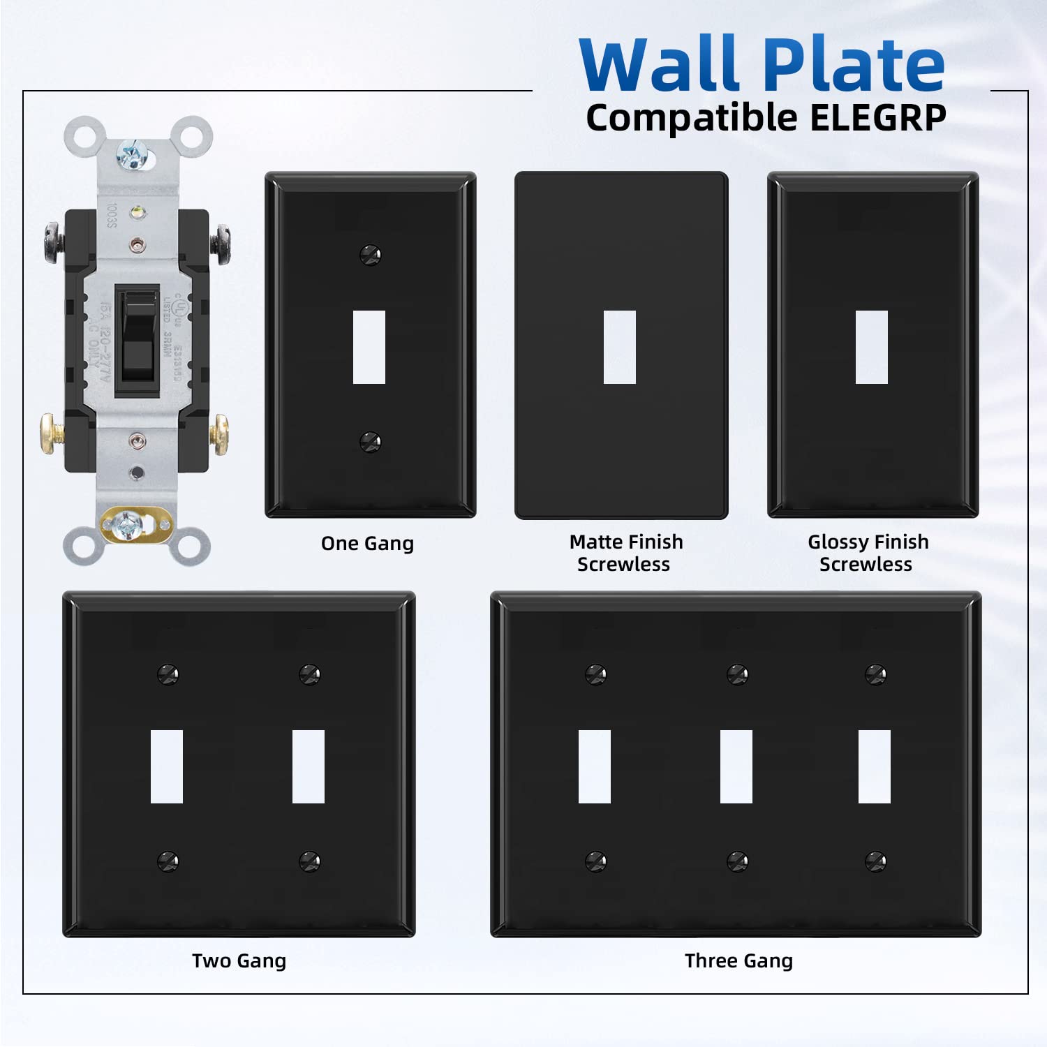 Snapklik.com : ELEGRP 4 Way Toggle Light Switch, 15 Amp, 120-277V ...