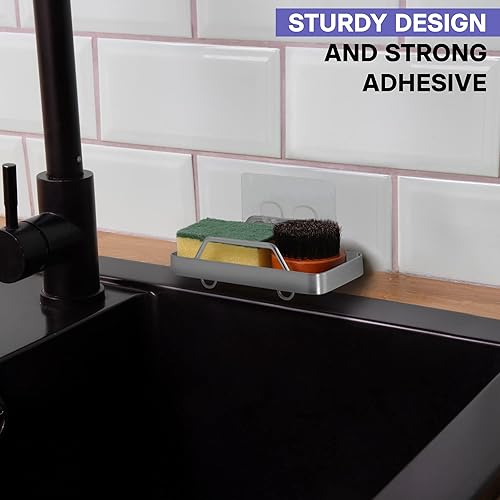 Miniatura 4 de KINCMAX Jabonera adhesiva de alta calidad para pared de ducha, jabonera de barra sin taladros para almacenamiento de baño, organizador de jabón de