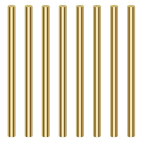Miniatura 27 de 12 varillas redondas de latón de 0.157 pulgadas, barra de torno redonda sólida de latón macizo, 0.157 in de diámetro, 3.937 in de longitud