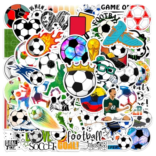 50pcs Sport Stickers for Teen, Waterproof Vinyl Decal for Boy Kids Adult Student Water Bottle Laptop...
