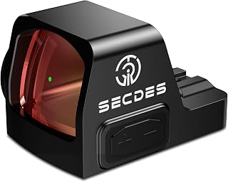 Red Dot Sight Or Green Dot Sight Or Multi Reticle, Shake Awake & Anti-1800g Shock for Pistols | Side Battery Replacement Handgun Sight