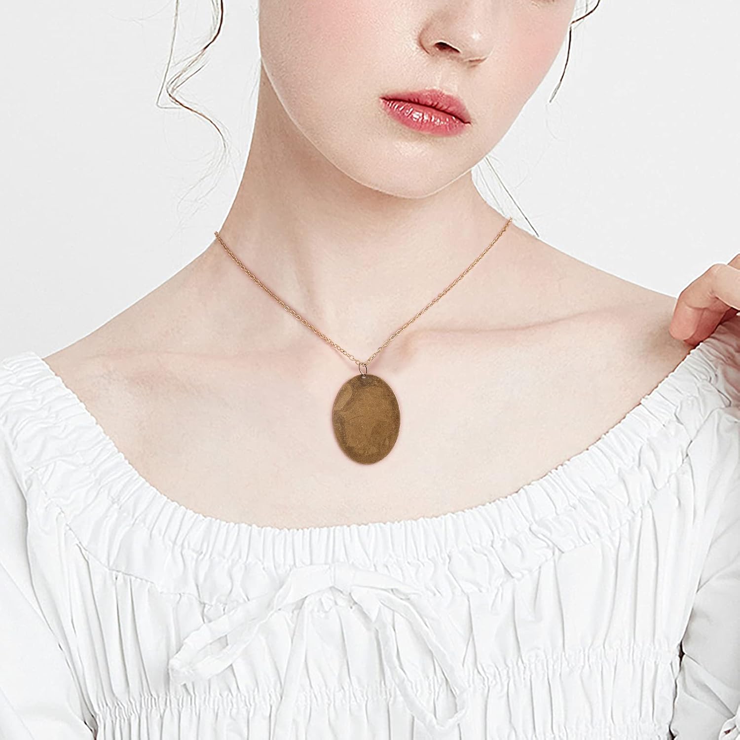 40 Pieces Metal Tags Charm Pendant Brass Stamping Blank Tag Pendants Mixed Shape Charm for Jewelry Necklace Earring Making Crafts - Image 7