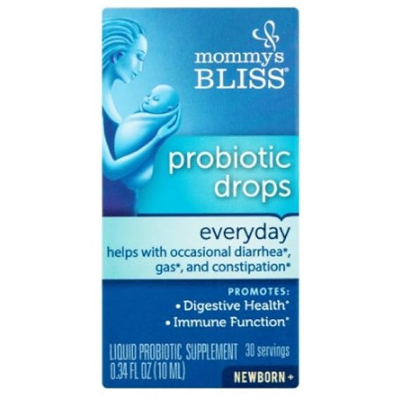 Mommy's Bliss Baby Probiotic Drops 0.34 oz (Pack of 8)