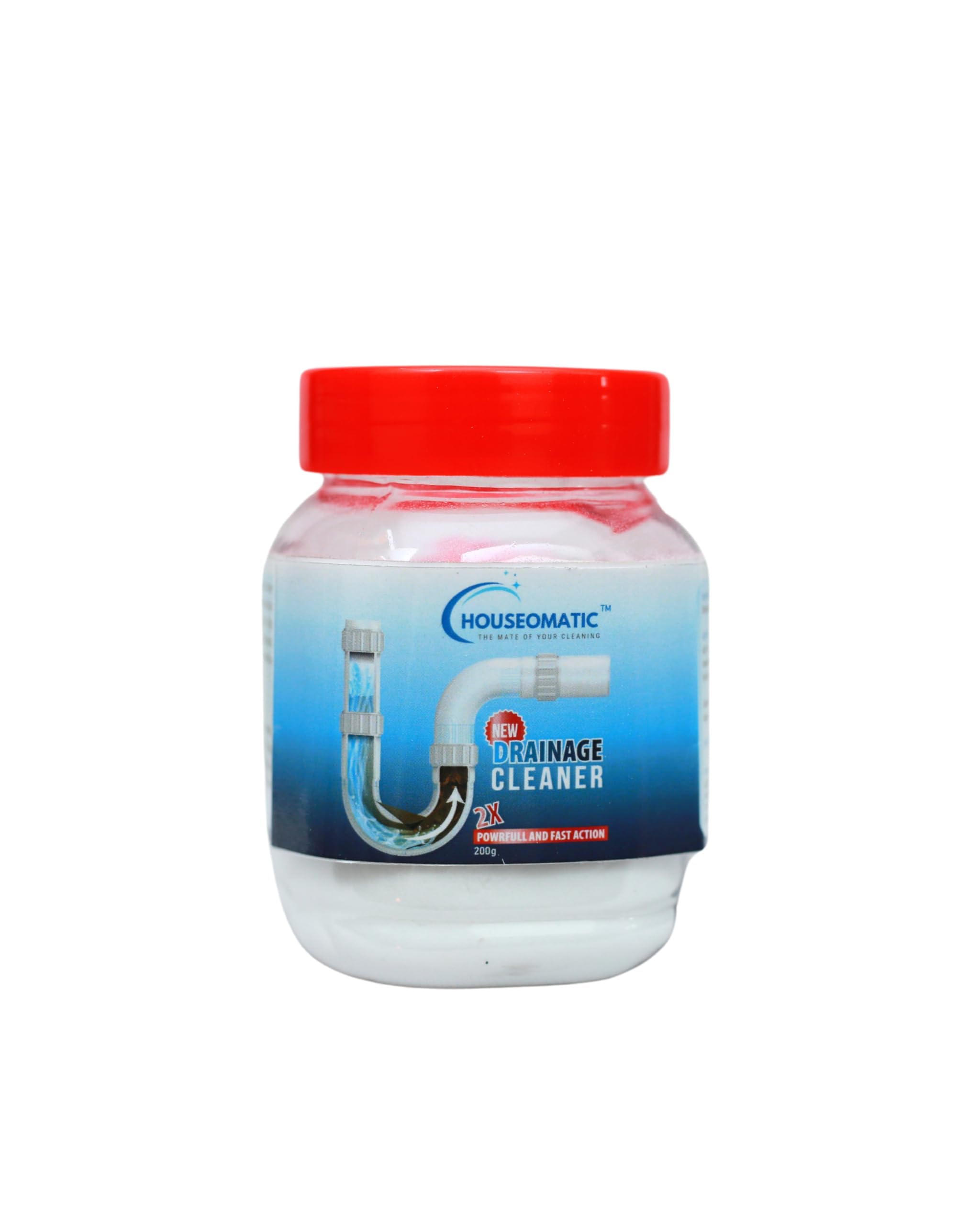 Houseomatic Powerful Drain And Sink Cleaner Powder (Pack Of 1) (200gm) | Block Toilet/Bathroom Pipe Cleaners | Acid Pipe Line Drainage Cleaning Powders (B0D2LB31YF) Amazon Price History, Amazon Price Tracker