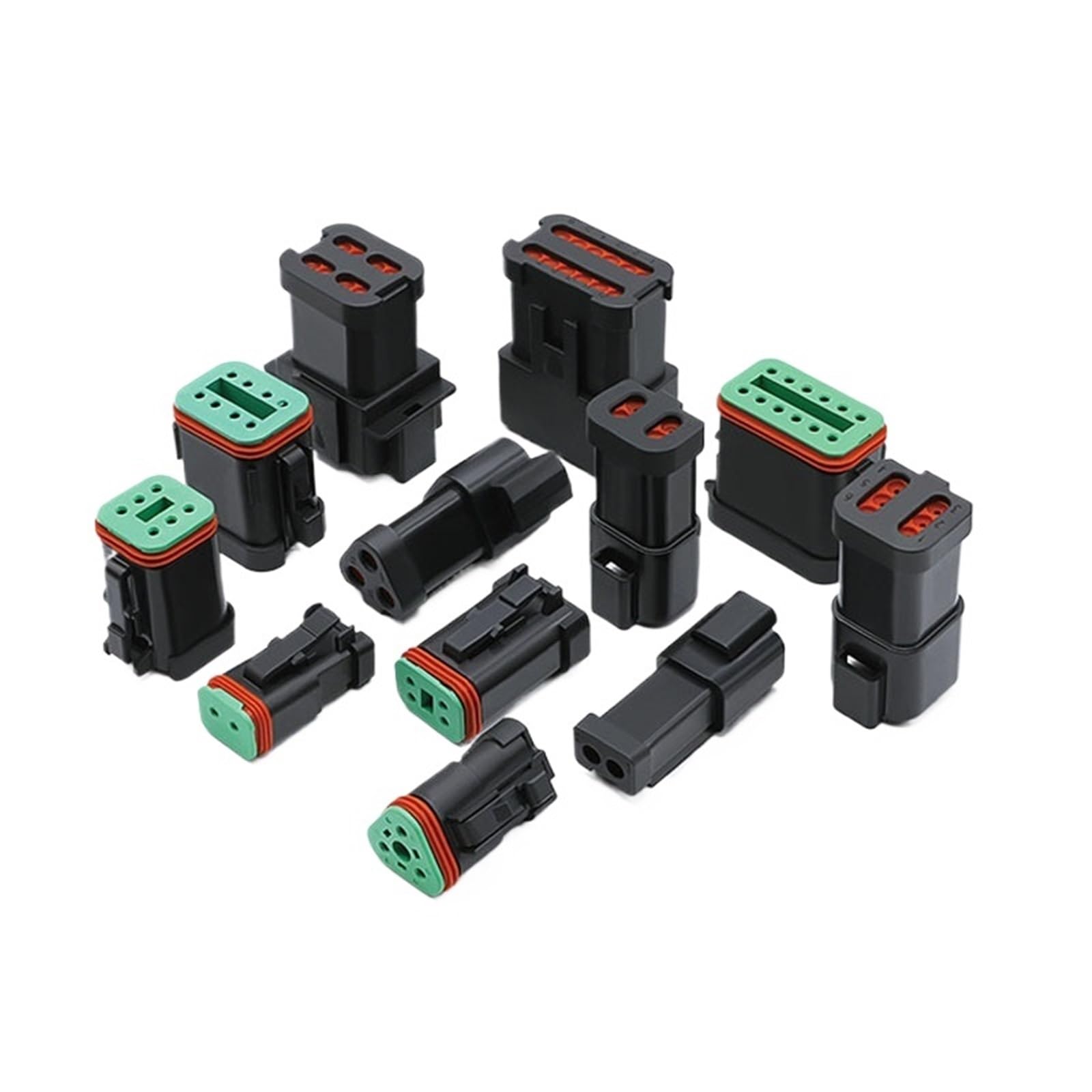 Fiche de connexion DT04-2P-E005 robuste pour faisceau de moto - 5