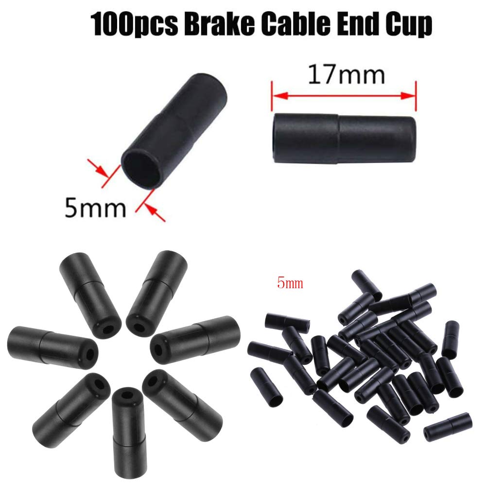 200 Cappucci Terminali Per Cavi Freni Bici - Lega Alluminio Argento, Diametro 2mm - Foto 11