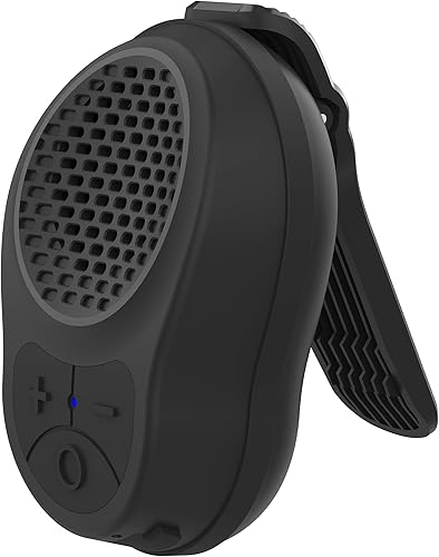 Altavoz Bluetooth portátil con clip, pequeño altavoz portátil, mini altavoz Bluetooth impermeable con micrófono para entrenamiento, correr hasta 24