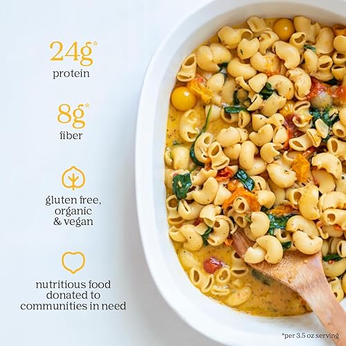 Miniatura 45 de Chickapea, pasta de garbanzos, rica en proteínas, pasta de lentejas, sin gluten, a base de plantas, sin OMG, baja en carbohidratos, pasta vegana, 8