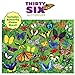 Crocodile Creek - Thirty-Six Butterflies - 100 Piece Jigsaw Puzzle in Canister, Includes Educational Animal Finder Sheet, for Ages 5 Years and Up, 1 ea