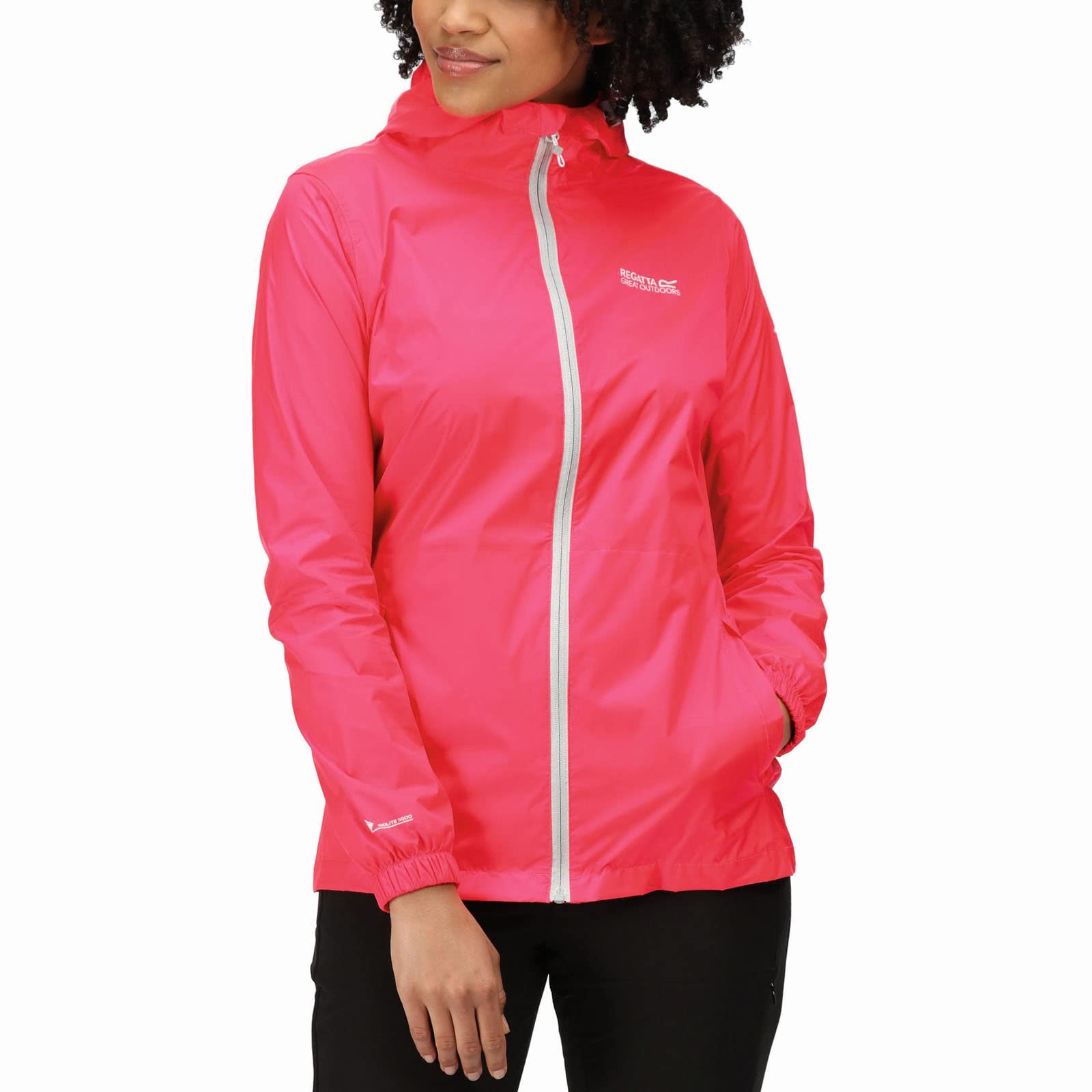 Regatta Pack-It III Wasserdichte, atmungsaktive Shell-Jacke mit Kapuze und Reißverschlusstaschen