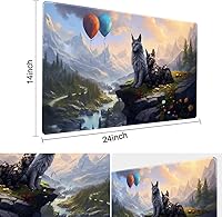 Vista 3 de MTG - Tapete de juego de 24 x 14 pulgadas, bolsas de almacenamiento con parte trasera antideslizante, ideal para entusiastas