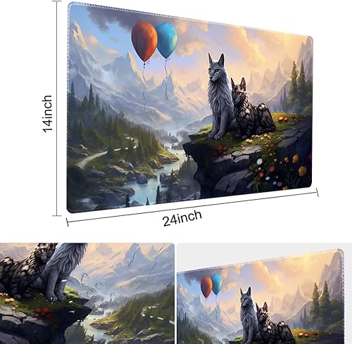 Miniatura 3 de MTG - Tapete de juego de 24 x 14 pulgadas, bolsas de almacenamiento con parte trasera antideslizante, ideal para entusiastas de los juegos de