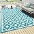 Pauwer Outdoor Rug Waterproof, 5'x7' Reversible Outdoor Plastic Straw Rug, Outdoor Patio Camping Rug RV Mat, Indoor Outdoor Area Rugs Carpet for Patio, RV, Picnic, Backyard, Deck, Balcony, Porch