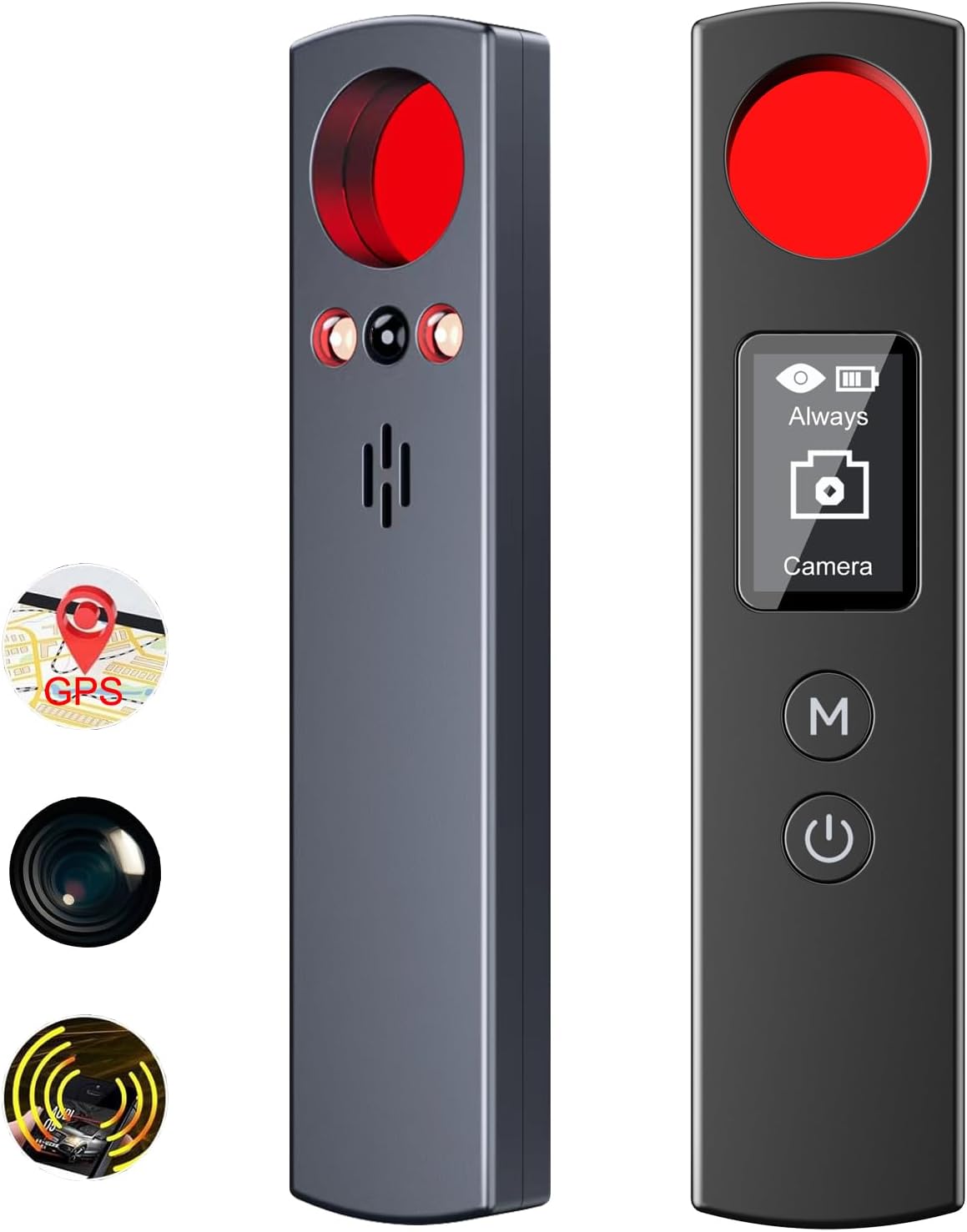 Hidden Camera Detectors, Anti Spy Signal Finder, Bug Sweeping Device Listening, GPS Tracker Detector, Infrared Magnet Sentry SOS 6 Modes for Hotel Travel Home Office, with OLED Screen